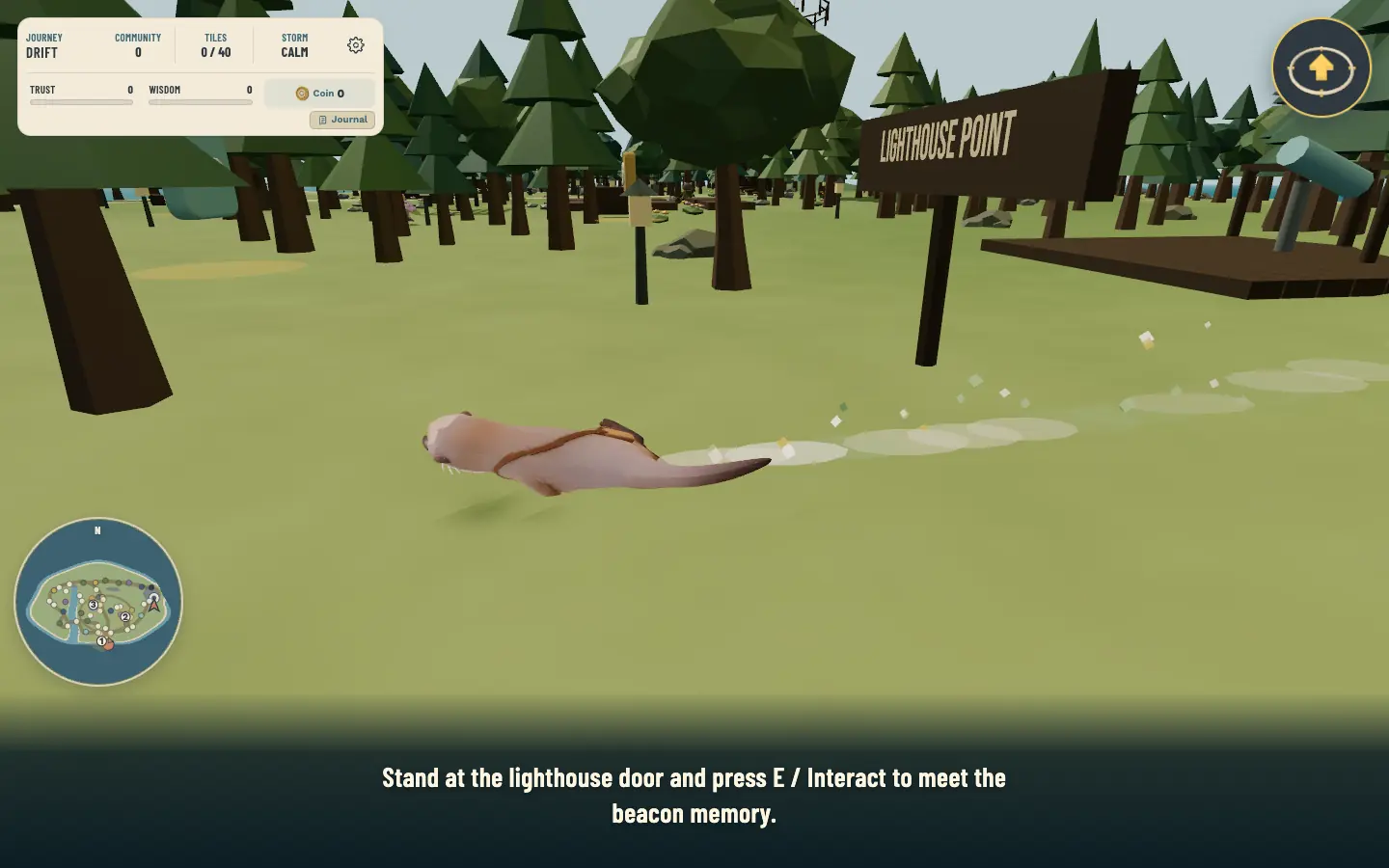 Drift belly-sliding across the grass.
